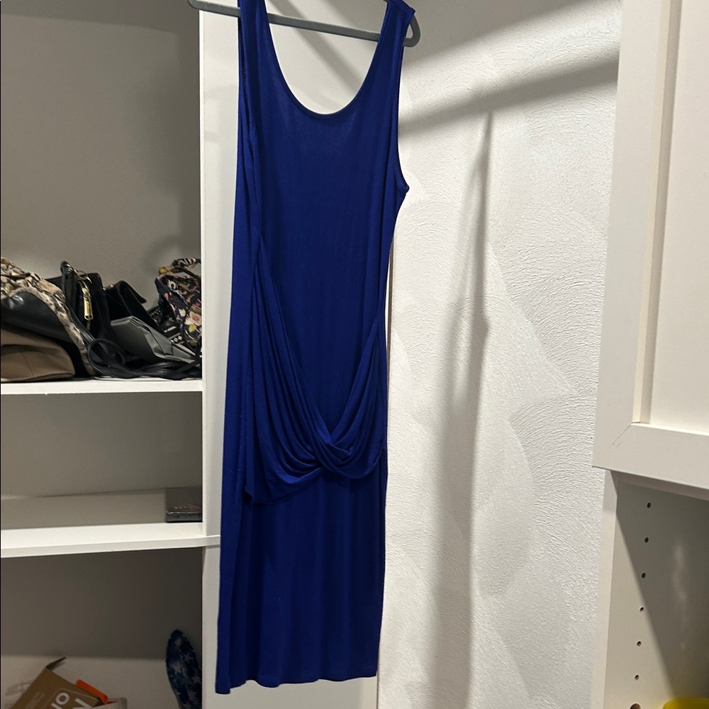 Love Tree Royal Blue Midi Dress